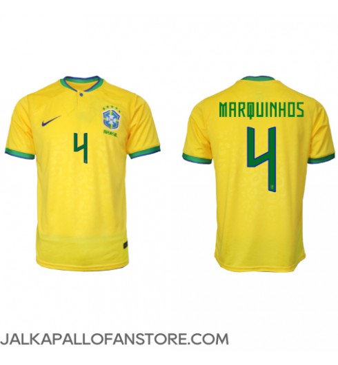 Brasilia Marquinhos #4 Kotipaita MM-kisat 2022 Lyhythihainen